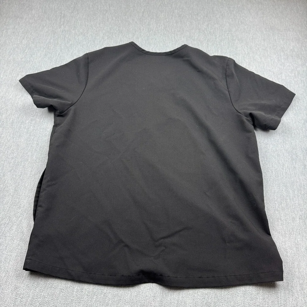 Figs Scrub Top Mens XL Black Chisec Three Pocket Technical Collection‎ Medical